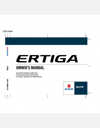 suzuki ertiga 2012 2013 2015 owners manual